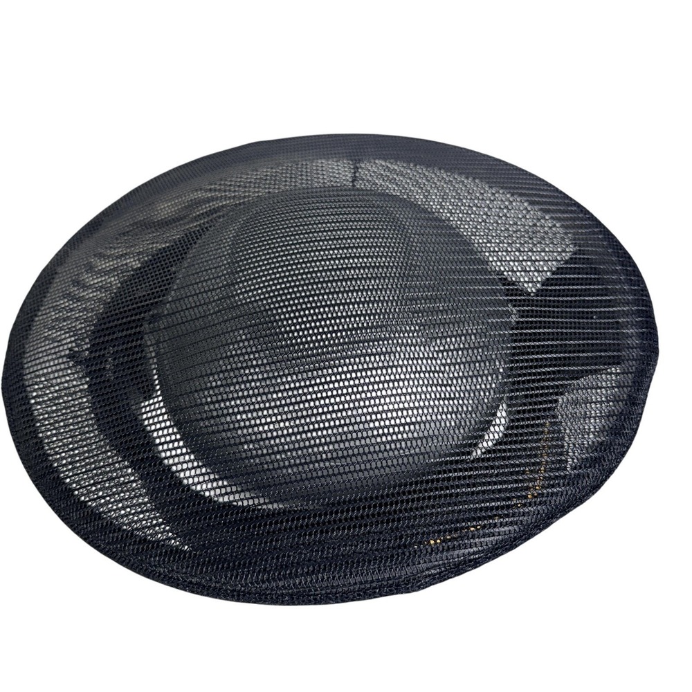 Mesh Mariner Hat Cap Fitted Mens One Size Black Breathable Uniform Workwear - Picture 5 of 9